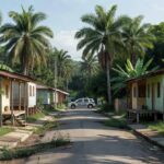 Rua residencial em Porto Velho com viatura policial