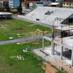 Complexo Esportivo de Extrema em construção
