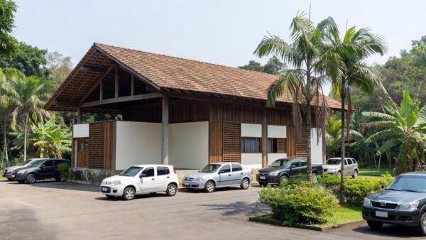 Fachada do Detran em Ariquemes para renovar CNH e licenciar veículo