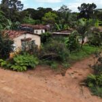 Área residencial em Ariquemes durante buscas por cachorro desaparecido