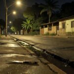 Rua de Porto Velho com faca descartada após agressão