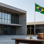 Notebook em mesa simbolizando lei contra furtos e golpes na internet no Brasil