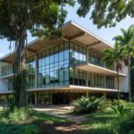 Prédio público em Rondônia representando o serviço público e políticas de inclusão