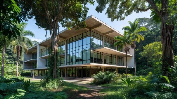 Prédio público em Rondônia representando o serviço público e políticas de inclusão