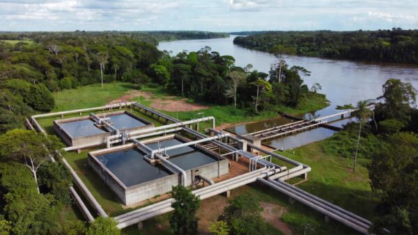 Estação de tratamento de água em Ariquemes para plano de estiagem 2026