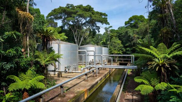 Estação de tratamento de água da Caerd em Rondônia