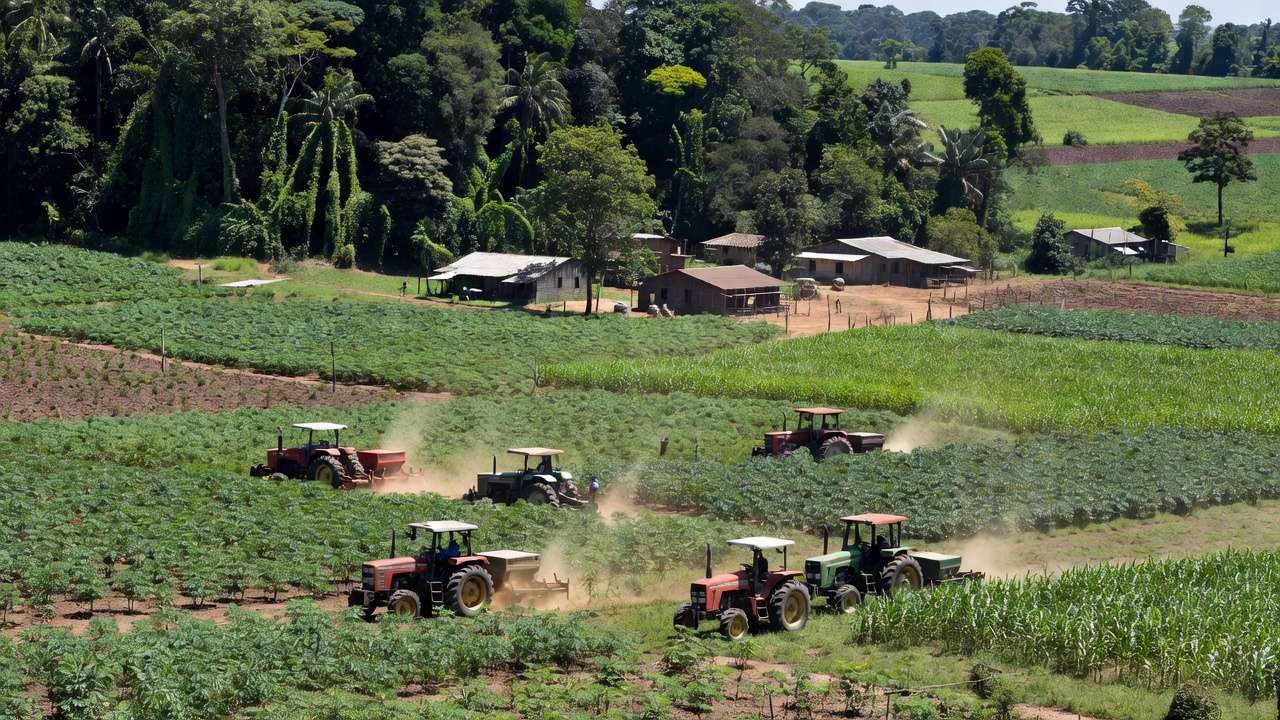 Mutirão de serviços da Semagric para produtores rurais em Jacy-Paraná