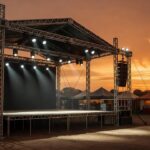 Palco da ExpoJipa durante evento com Gusttavo Lima