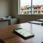 Smartphone com WhatsApp para autoatendimento da Prefeitura de Jaru