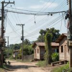 Conexões elétricas irregulares e medidores em Porto Velho