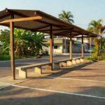 Ponto de apoio para motoboys inaugurado em Porto Velho com área para motocicletas.