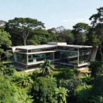 Prédio da Fiocruz Rondônia em meio à Amazônia, representando mestrado em Políticas Públicas em Saúde