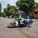 Acidente com moto de serviço da PM em Porto Velho, Rondônia