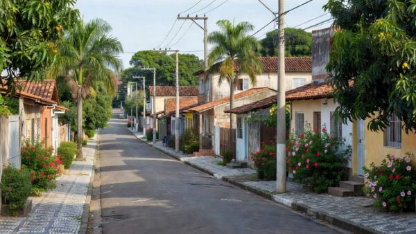Rua residencial no bairro Costa e Silva, local de prisão por tráfico de drogas