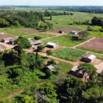 Área rural em Jaci-Paraná com lotes demarcados para regularização fundiária em Porto Velho