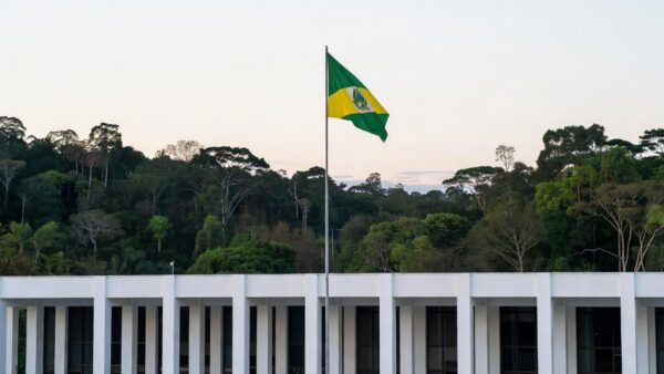 Palácio do Governo de Rondônia em Porto Velho simbolizando a disputa eleitoral de 2026