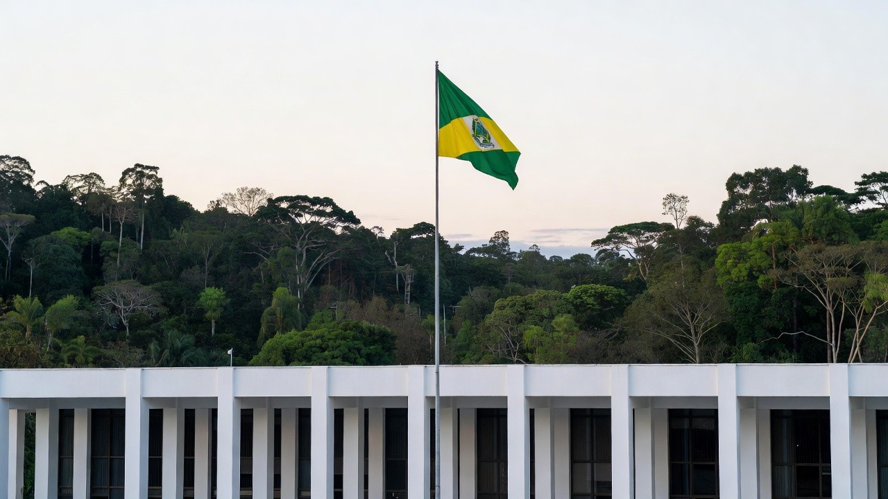 Palácio do Governo de Rondônia em Porto Velho simbolizando a disputa eleitoral de 2026