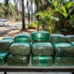 Fardos de maconha apreendidos pela Polícia Civil em Cacoal, Rondônia