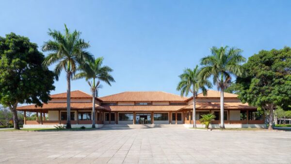 Edifício do TJRO em Ariquemes simbolizando projeto de Justiça Restaurativa para acolhimento de crianças