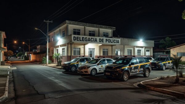 Delegacia de polícia em Porto Velho representando redução da criminalidade em RO