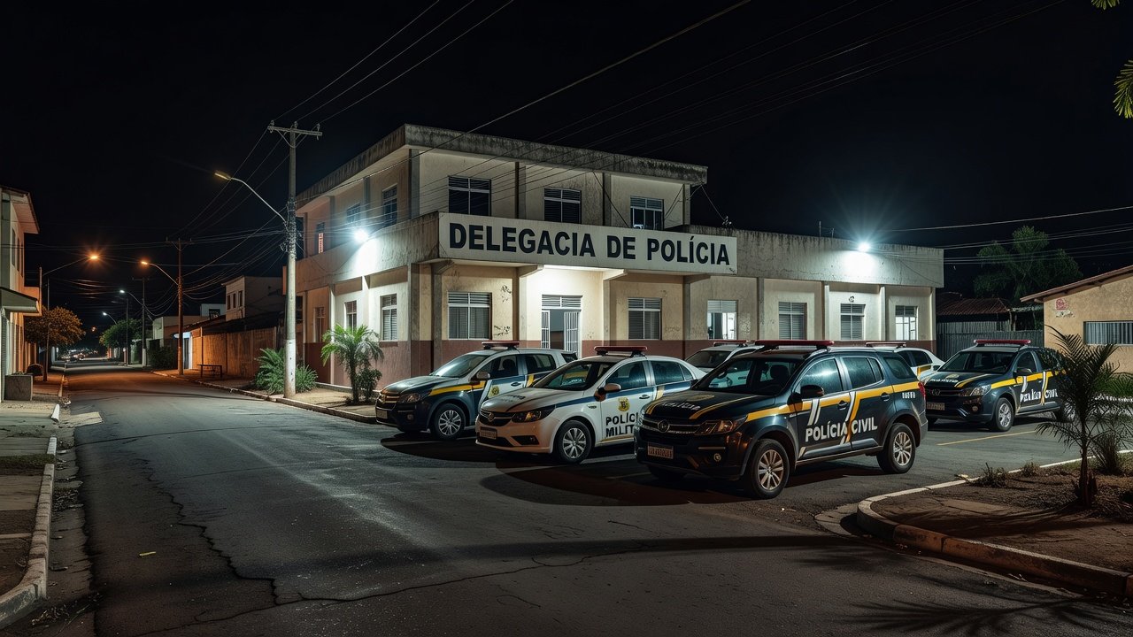 Delegacia de polícia em Porto Velho representando redução da criminalidade em RO