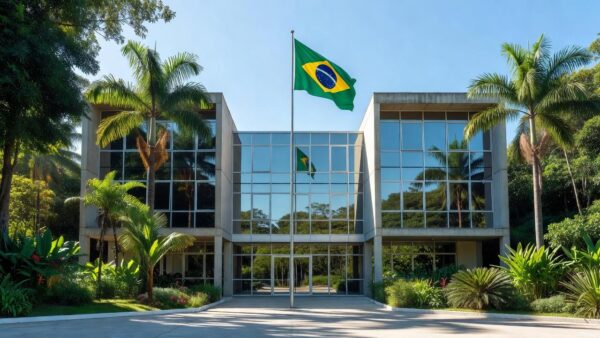 Fachada da Câmara Municipal de Ariquemes em Rondônia