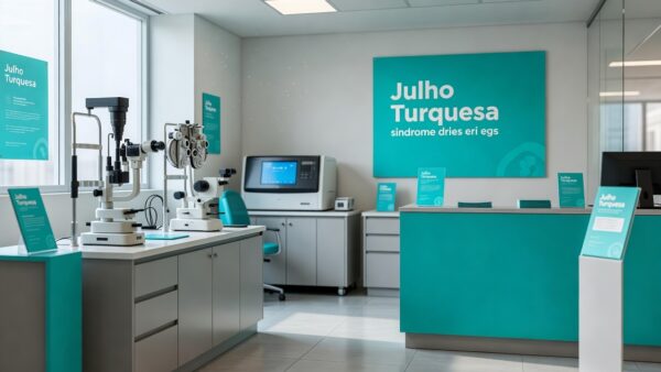 Campanha Julho Turquesa da Sociedade Brasileira de Oftalmologia contra síndrome do olho seco