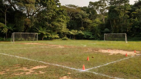 Campo de futebol do 1º Torneio da Linha do Açaí em Porto Velho
