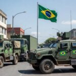 Viaturas das Forças Armadas brasileiras em contexto eleitoral