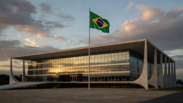 Fachada do STF em Brasília representando decisão judicial sobre cassação