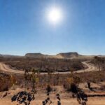 Paisagem de Rondônia com sol forte e calor intenso de até 37°C