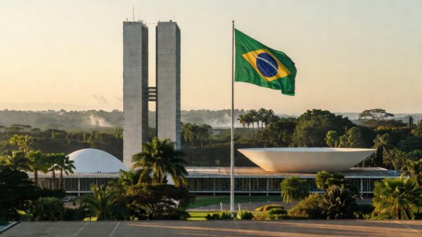 Congresso Nacional em Brasília representando pré-candidatura ao Senado por Rondônia
