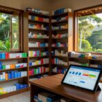 Farmácia em Porto Velho com sistema digital de consulta de estoque de remédios