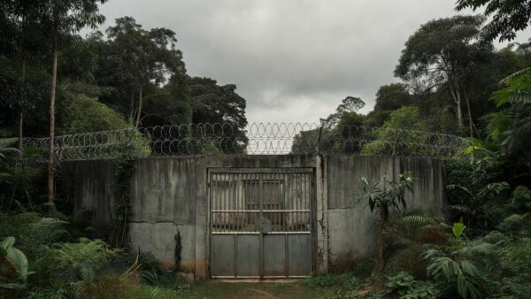 Fachada de presídio em Ouro Preto do Oeste, Rondônia, local de condenação por tortura