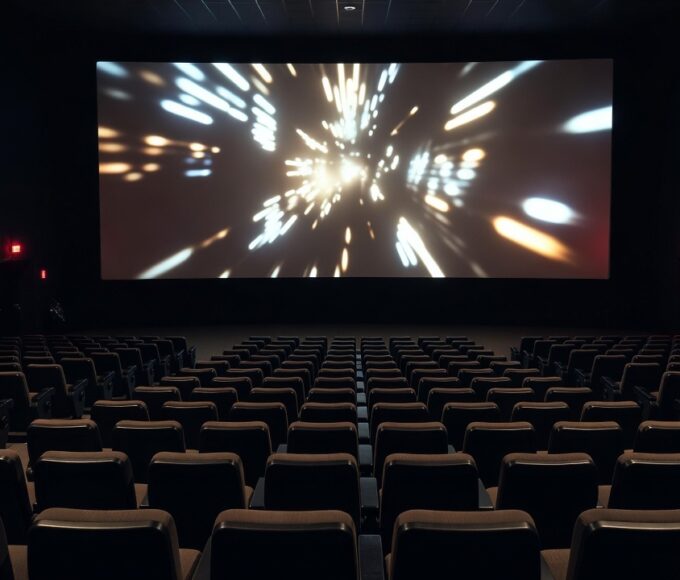 Sessão de cinema de The Wall em Porto Velho com público cantando