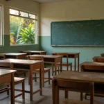 Escola pública em Porto Velho, Rondônia, simbolizando reajuste do piso do magistério