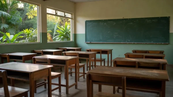 Escola pública em Porto Velho, Rondônia, simbolizando reajuste do piso do magistério