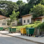 Ruas limpas de Porto Velho com equipamentos de limpeza urbana