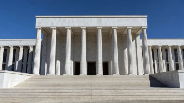 Fachada de tribunal brasileiro em caso de improbidade administrativa
