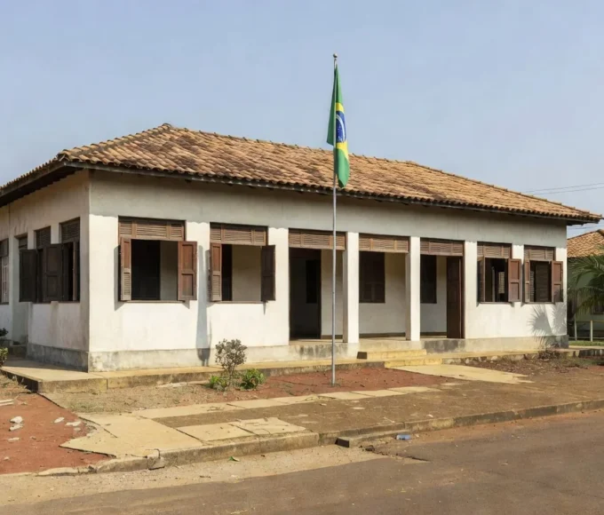 Fachada de tribunal em Ariquemes, Rondônia, representando condenação judicial por abuso sexual