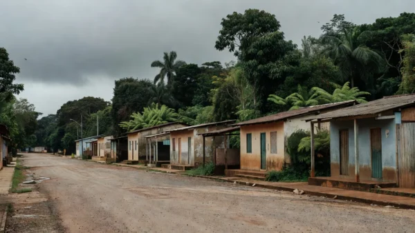 Rua vazia em Porto Velho representando recaptura de fugitivo