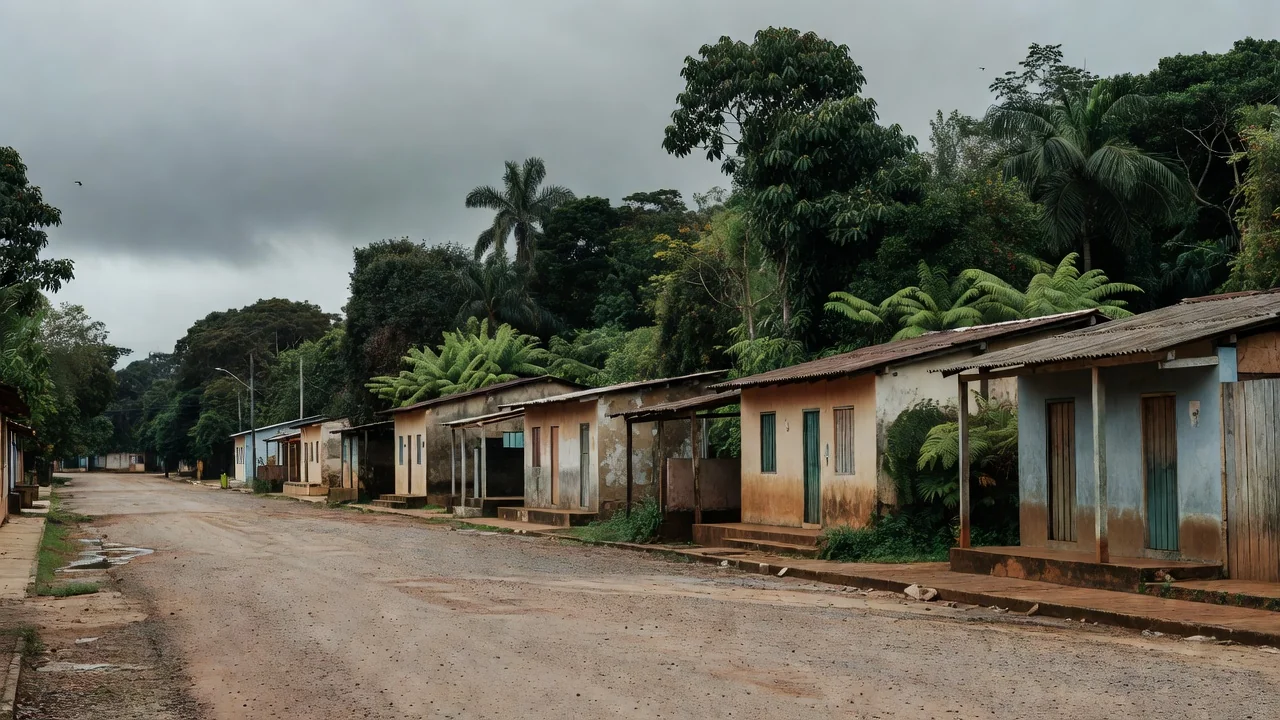 Rua vazia em Porto Velho representando recaptura de fugitivo