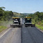Obras de recuperação da BR-364 com fresagem e novo asfalto em Ariquemes