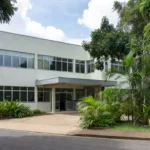 Fachada do Hospital de Base de Porto Velho após invasão armada