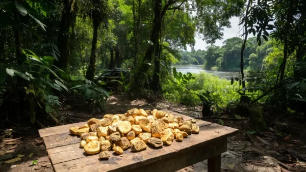 Ouro ilegal apreendido pela Polícia Federal em Rondônia