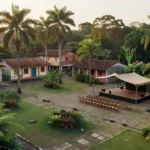 Praça em Ariquemes, Rondônia, na abertura do Joer 2026