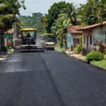 Ruas pavimentadas com asfalto no bairro Nova Esperança em Porto Velho