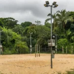 Arena de beach tennis em Porto Velho com medidores de energia