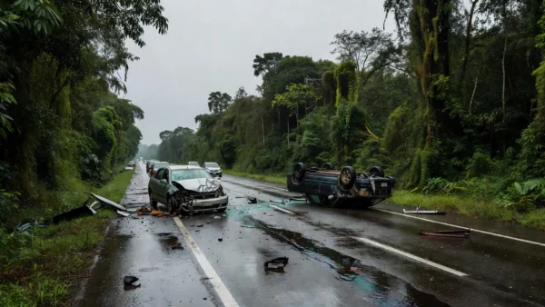 Acidente na BR-364 em Itapuã do Oeste, Rondônia