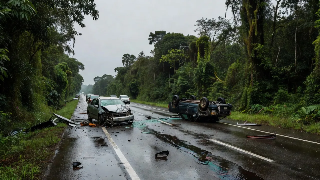 Acidente na BR-364 em Itapuã do Oeste, Rondônia